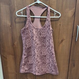 lululemon athletica Snake Print Tank Top - Brown